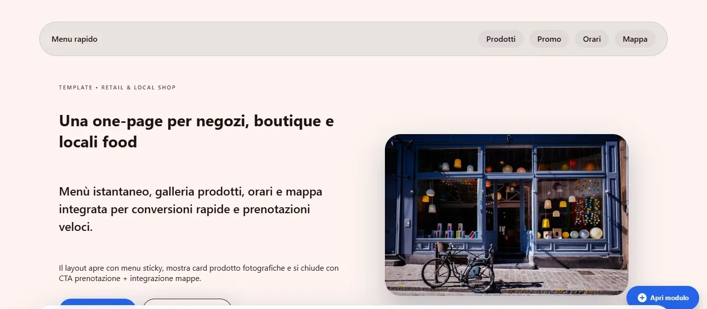 Anteprima Negozi & Attivita commerciali